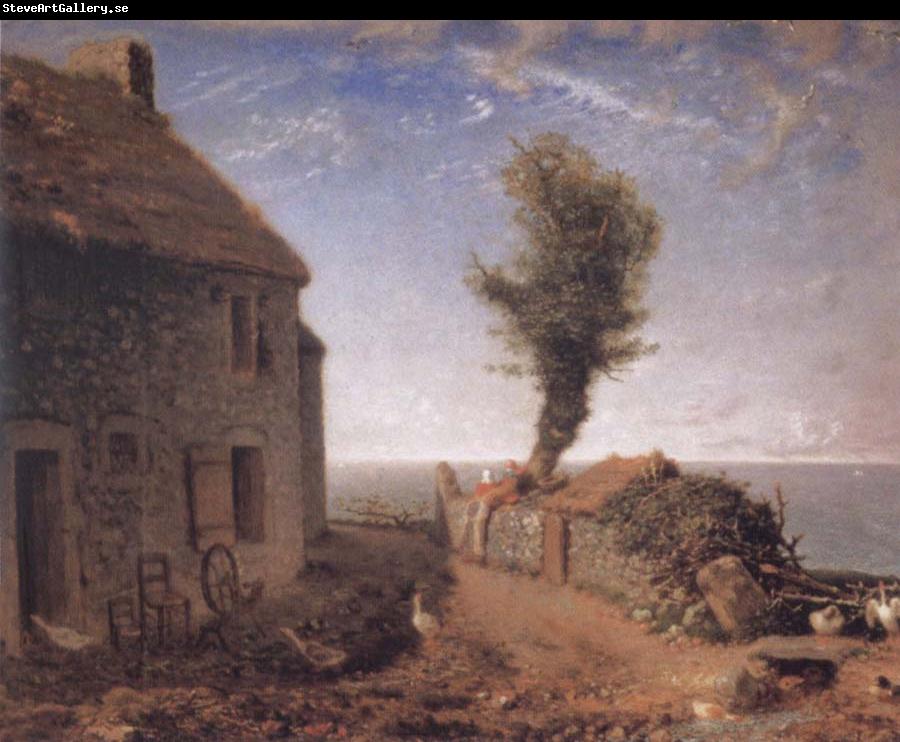 Jean Francois Millet End of the Hamlet of Gruchy